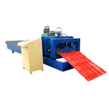 Colored steel glazed roof tile cold roll forming machine 840mm